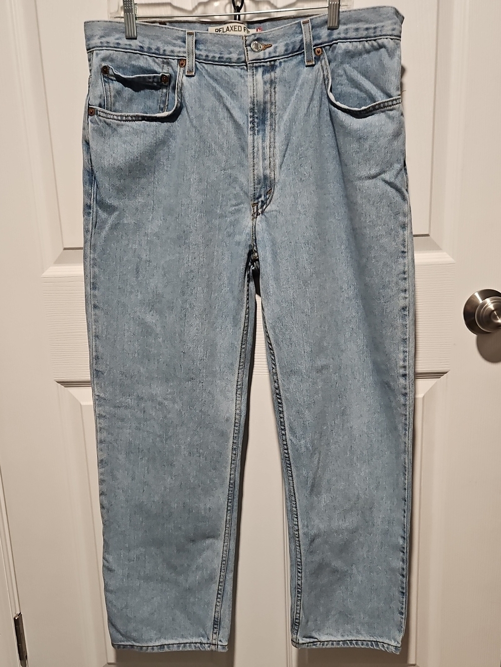 Levi's 550 Relaxed Fit Men's Light Stonewash Jeans W38 L29 100% Cotton Haiti